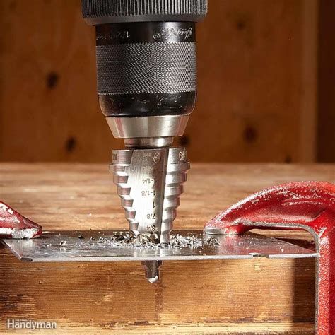 make a hole in metal box|drill holes in metal.